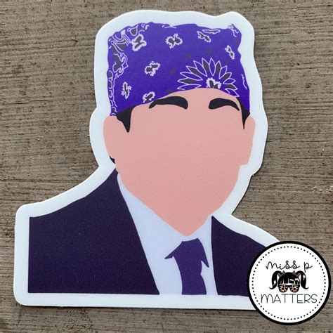 Prison Mike Sticker The Office Pegatinas Etsy
