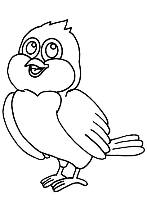 32 Oiseau Coloriage