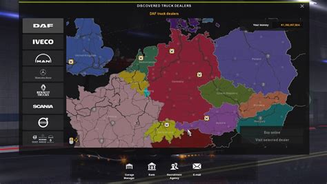 Colored Map V10 Ets2 Euro Truck Simulator 2 Mod Ets2 Mod