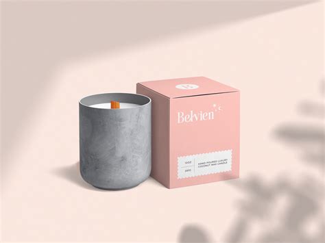 Belvien Candle Store Packaging By Rita Saaidi On Dribbble