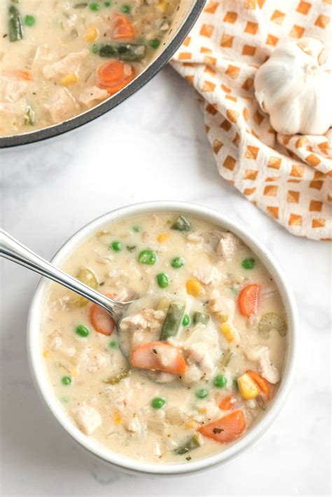 Creamy Chicken And Rice Soup Recipe Girl
