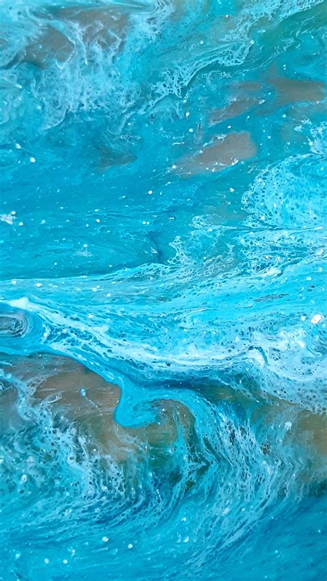 Blue Waters Blue Water Alcohol Ink Alcohol Ink Art Art Blue Waves