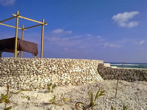 Maldives Resorts Sea Wall Construction