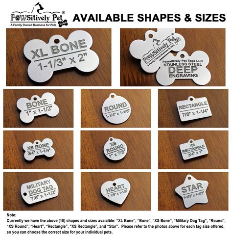 Stainless Steel Custom Deep Engraved Pet Id Tags Personalized Etsy