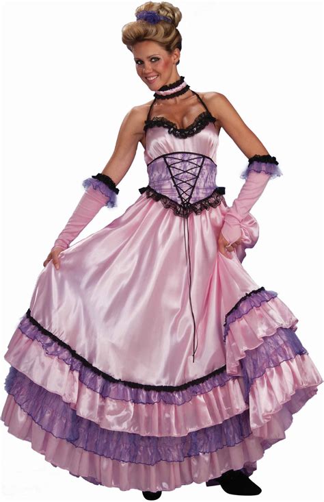Womens Wild West Saloon Dancer Girl Halloween Costume Ebay