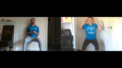 Lets Get Moving Wall Sit Challenge Youtube