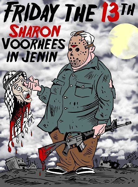 Friday The 13th Sharon Voorhees In Jenin Cartoon By Latuff Uk