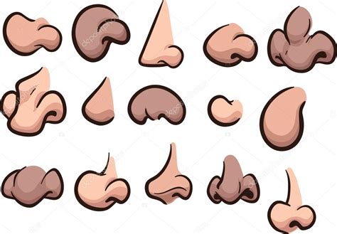 Images Cartoon Noses Clip Art Cartoon Noses — Stock Vector