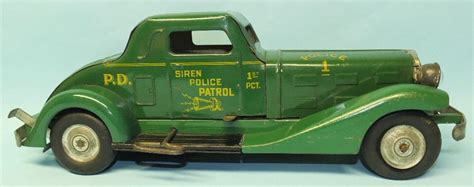 Antique Marx 1930's Siren Police Car - angelaanneart
