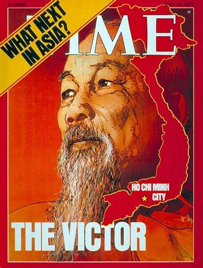Time Magazine Cover Ho Chi Minh May 12 1975 Ho Chi Minh Vietnam