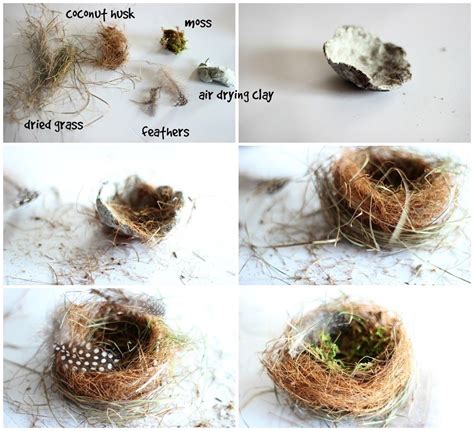 Making A Realistic Birds Nest Craftberry Bush Bird Nest Craft