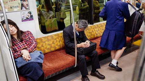 Napping In Public In Japan That’s A Sign Of Diligence The New York Times