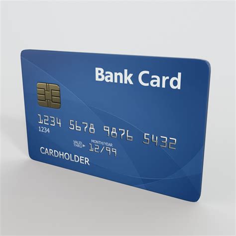 3d Model Bank Card Turbosquid 1566577