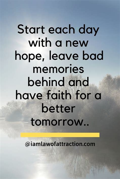Start Your Each Day With Your New Hope Motivational Quotes For