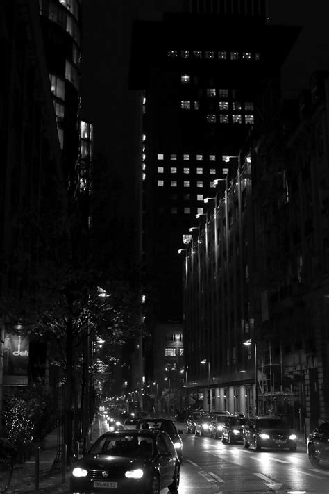Free Images Black And White Night Cityscape Darkness Street Light