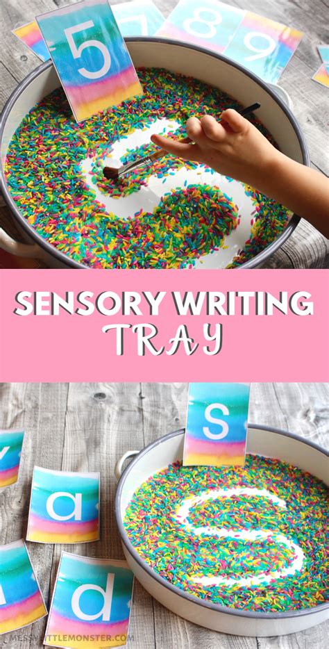 Check spelling or type a new query. Rainbow Rice Sensory Writing Tray for Handwriting Practice ...