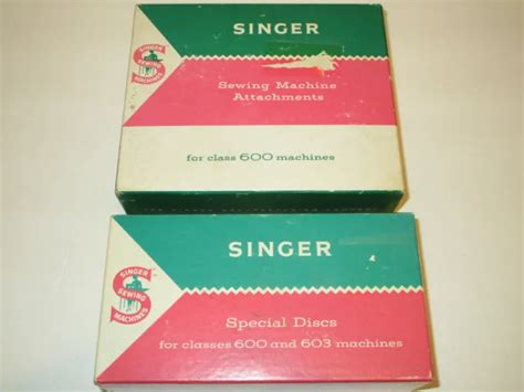 Vintage Singer Sewing Machine Attachments Parts Special Discs For