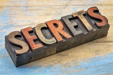 The Word Secrets Stock Image Image Of Note Text Style 31386161