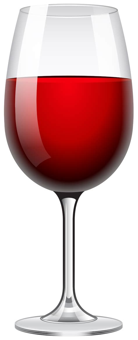 Red Wine Glass Transparent Clip Art Image Clipartbarn