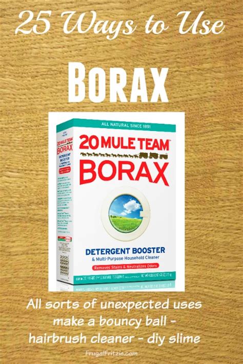 25 Ways To Use Borax Use What You Have