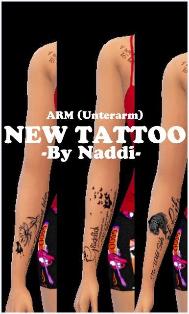 Sims 4 Ccs The Best Tattoos By Naddi Sims 4 Ccs The Best