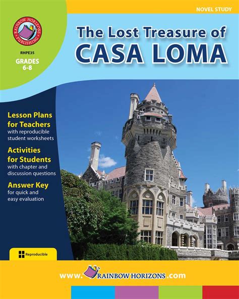 The Lost Treasure Of Casa Loma Novel Study Grades 6 To