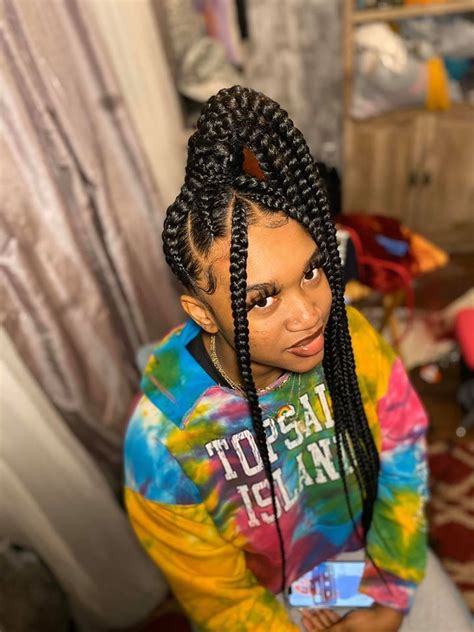 Braided hairstyles are in style and versatile.braids, why do we love them so much? Pin by BratZ .editZ on Hair styles | Braids with weave ...