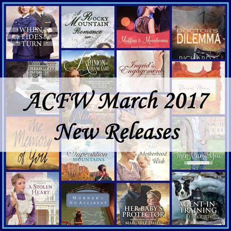 March 2017 New Releases From Acfw Authors Loraine D Nunley Author