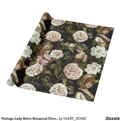 Elegant Wrapping Paper Zazzle Wraps Wrapping Paper Floral Tie