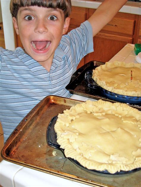 A flameproof roasting pan is key to this recipe. Chicken Pot Pie
