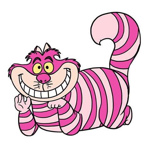 How To Draw Cheshire Cat Easy