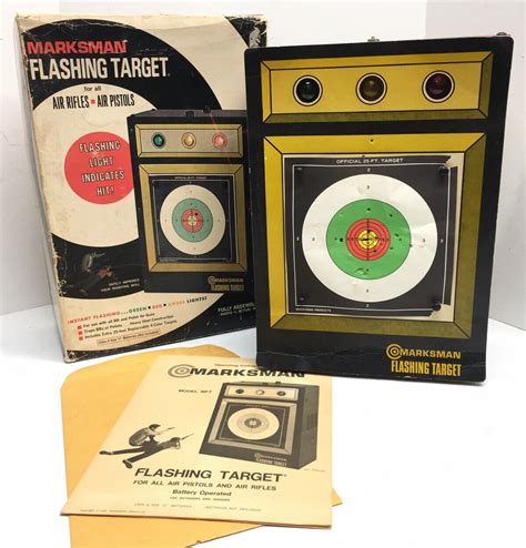 Marksman Flashing Target Targets For Airguns Vintage Airguns