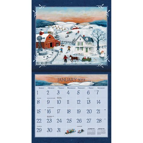Lang 2023 Wall Calendar Printable Calendar 2023