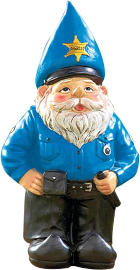 Novelty Gnome Statue Police Uk Garden And Outdoors