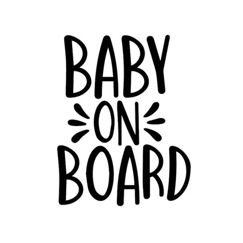 Baby On Board Decal Files Cut Files For Cricut Svg Png Dxf Etsy