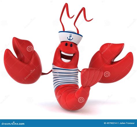 Fun Lobster Stock Illustration Illustration Of Seaman 49790214