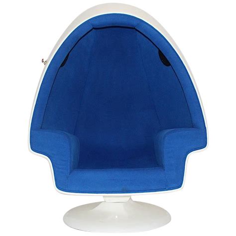 1970 Vintage Lee West Alpha Chamber Egg Pod Stereo Chair At 1stdibs