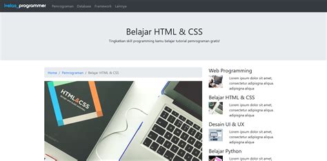 Template Bootstrap Gratis Terbaik Untuk Membuat Aplikasi Berbasis Web