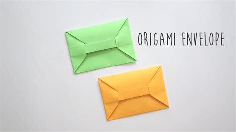 Origami Envelope A4 Sheet Crafts Road