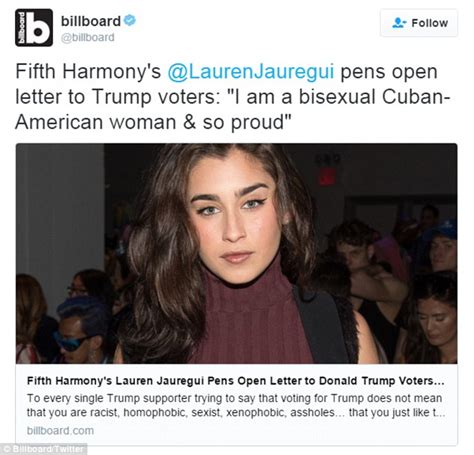 Fifth Harmonys Lauren Jauregui Comes Out As Bisexual A