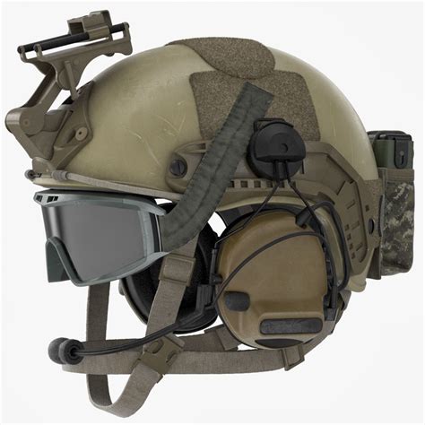 3d Model Ballistic Combat Helmet Tactical Helmet Combat Helmet