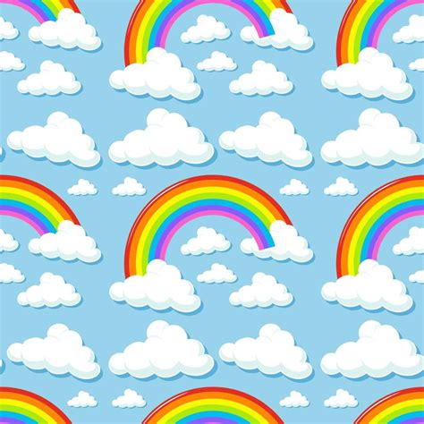 papel de parede infantil nuvem  arco iris rolo auto