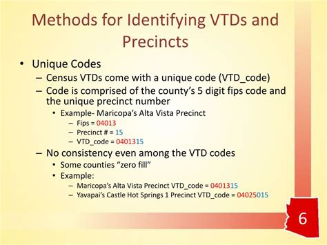 Ppt Matching Census Voting Tabulation Districts Vtd To Arizona