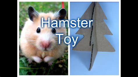 Homemade Hamster Toy 3d Cardboard Tree Youtube