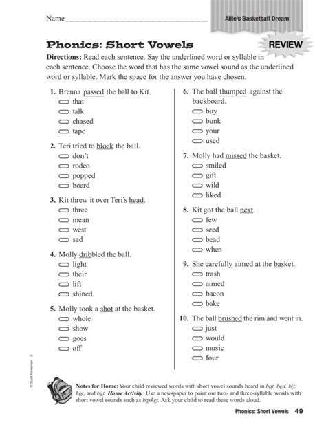 Free Phonics Worksheets For 3rd Grade Tutoreorg Master Of Documents