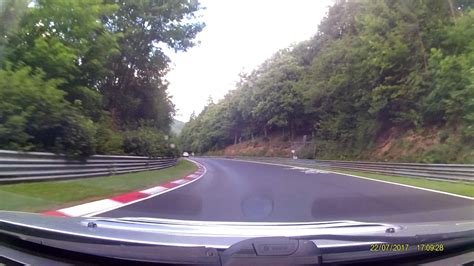 1st Ever Lap Of The Nurburgring Nordschleife 220717 Youtube