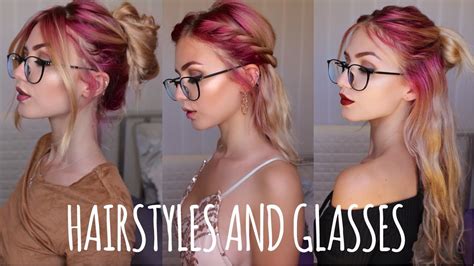 Easy Hairstyles For People With Glasses Stella Youtube