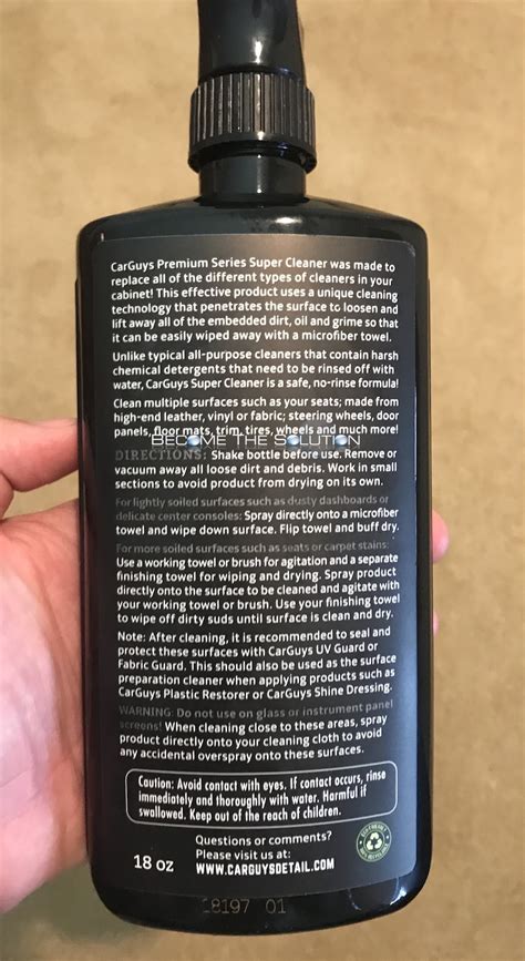 Switching to cleaner, more efficient electric cars, trucks, and buses benefits all of us. Absolutely Hands-Down: The BEST All Purpose Cleaner for ...