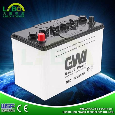 Hot Item 95d31r 12v80ah Starting Dry Charged Car Battery For Sale