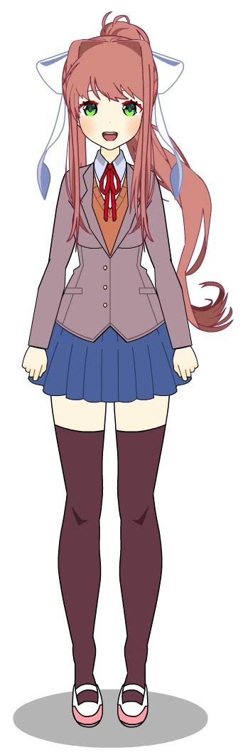Just Monika Standing Up Justmonika
